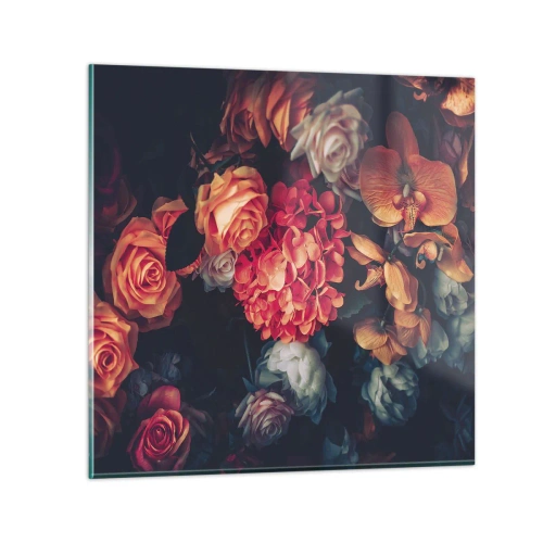 Glasbild - Bild auf glas - Wie bei den holländischen Meistern - 50x50 cm