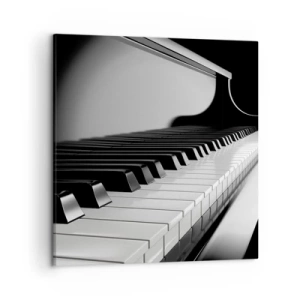 Bild auf Leinwand - Leinwandbild - Harmonie von Formen und Farben - 50x50 cm