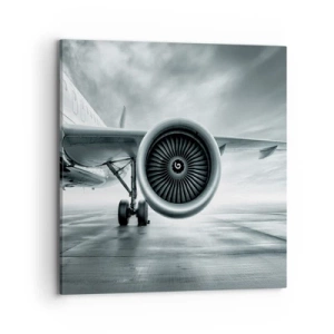 Bild auf Leinwand - Leinwandbild - Die Macht ist da! - 70x70 cm