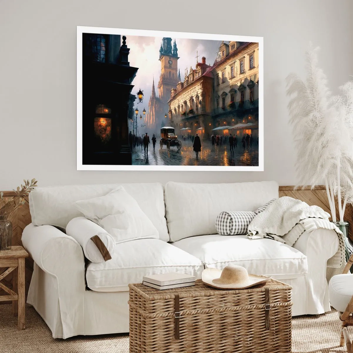 Poster - Charme eines Prager Abends - 40x30 cm