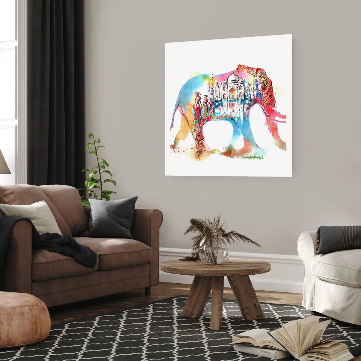 Poster - Indien – die Aura der Liebe - 50x50 cm