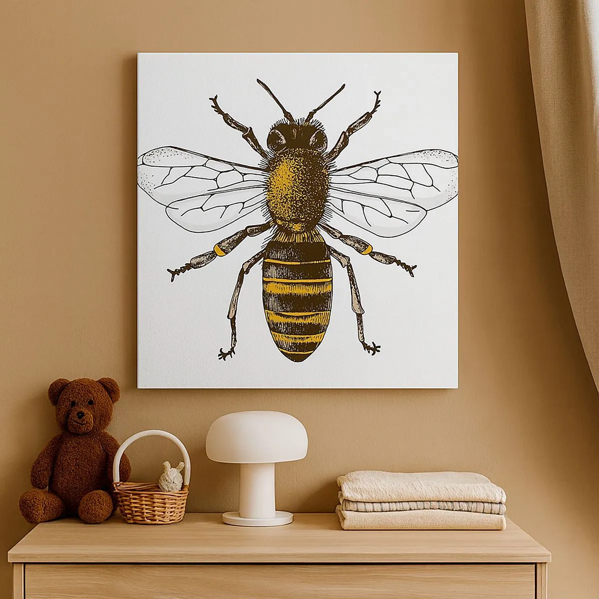 Bild auf Leinwand - Leinwandbild - Schön und gut - 30x30 cm