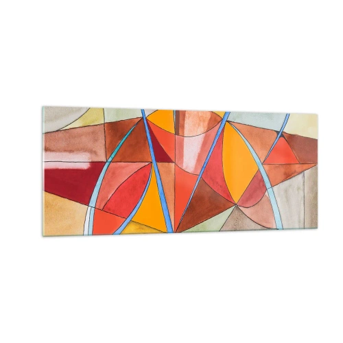 Glasbild - Bild auf glas - Das Karussell, das Traumkarussell - 100x40 cm