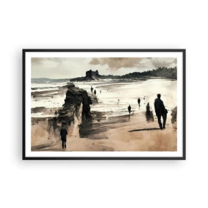 Poster in einem schwarzem Rahmen - Einberufen - 91x61 cm