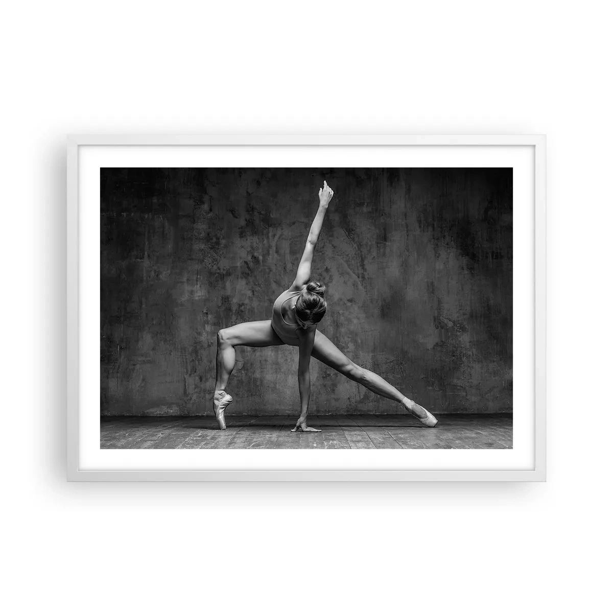 Poster in einem weißen Rahmen - Das Ideal des Gleichgewichts - 70x50 cm