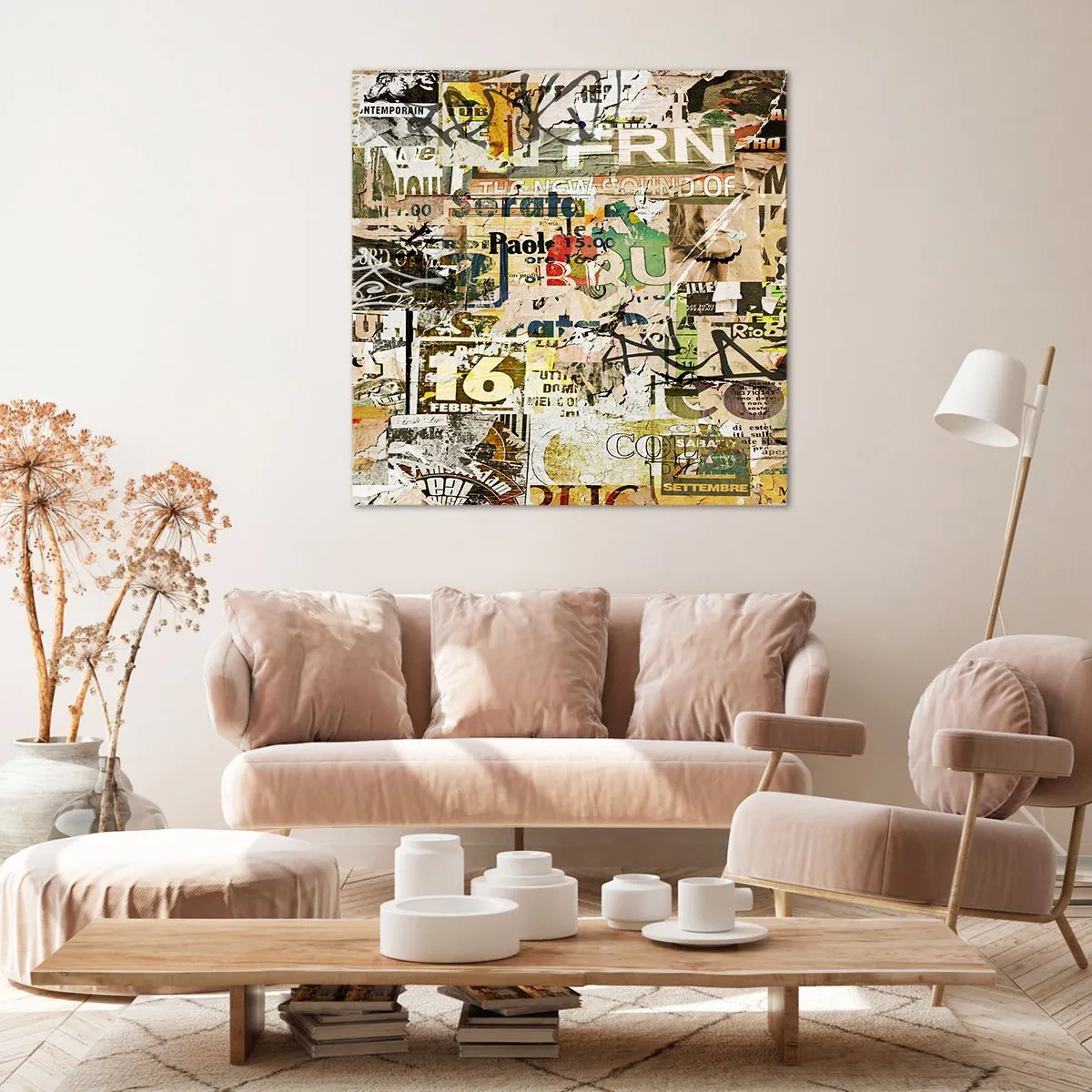 Bild auf Leinwand - Leinwandbild - Ach, es passiert... - 30x30 cm