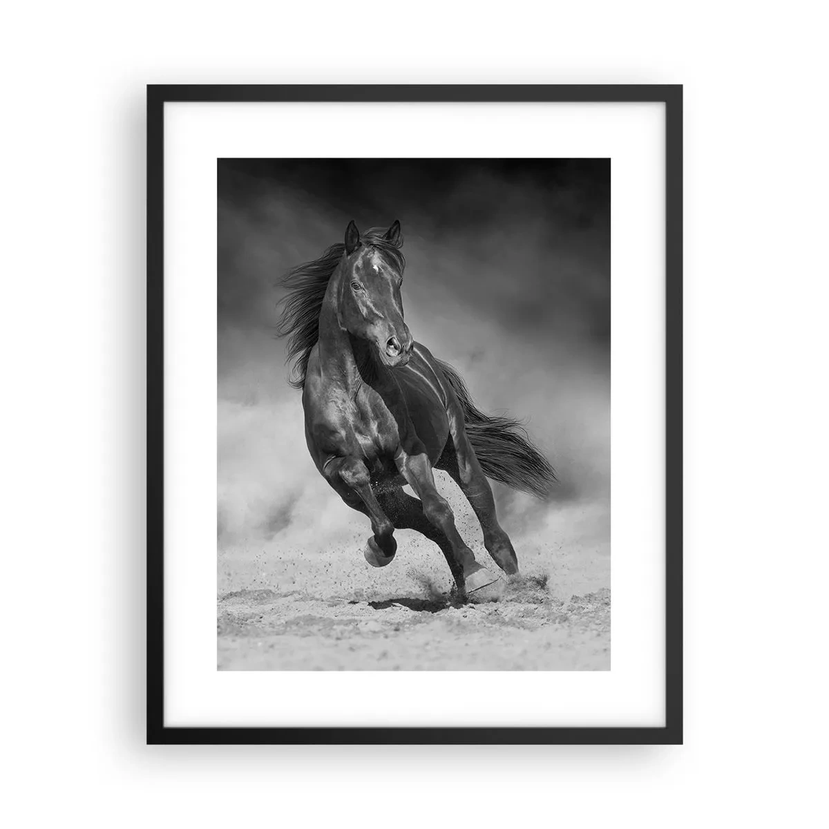 Poster in einem schwarzem Rahmen - Würdig des Emirs selbst - 40x50 cm