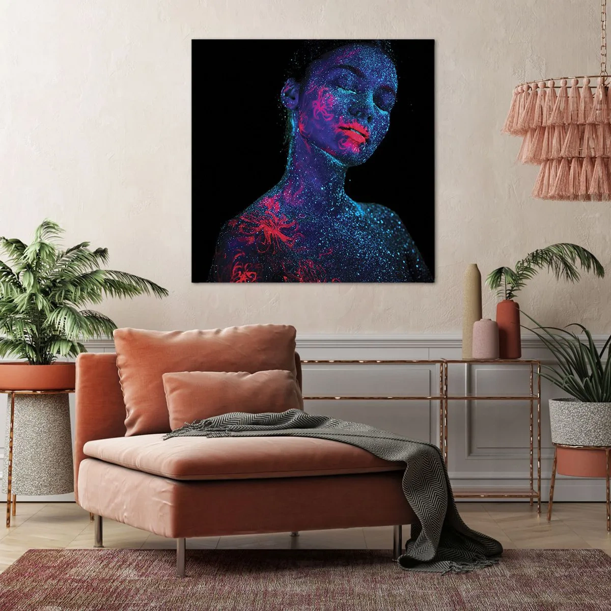 Bild auf Leinwand - Leinwandbild - Im Sternenstaub - 30x30 cm