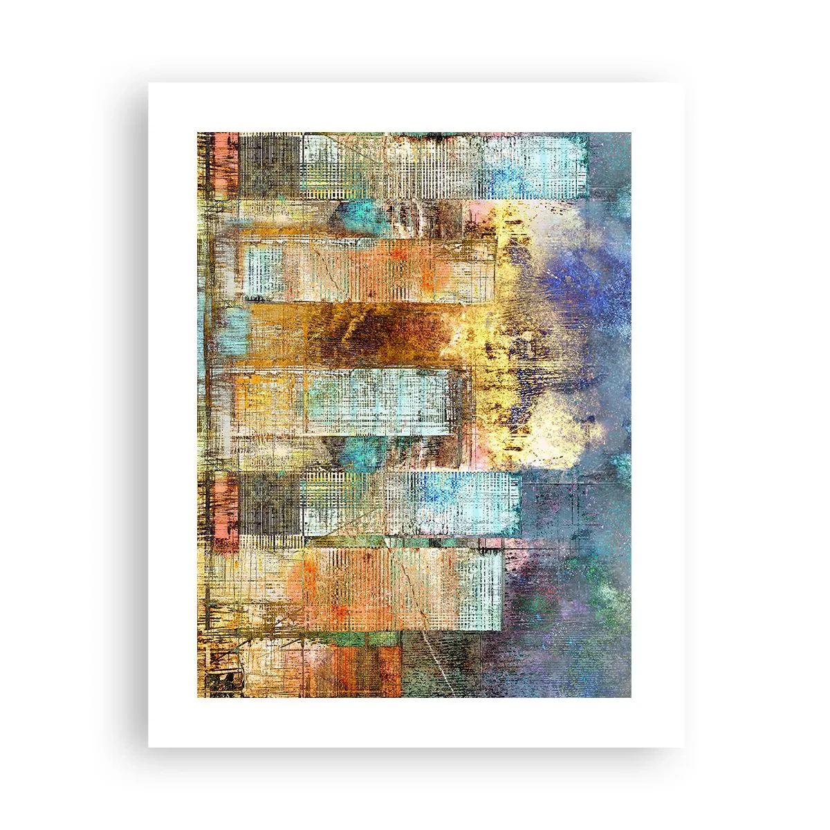 Poster - Sonnige Metropole - 40x50 cm