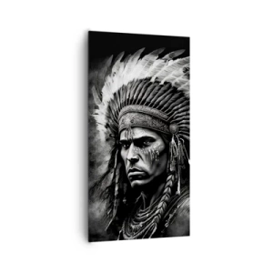 Bild auf Leinwand - Leinwandbild - Anführer und Krieger - 65x120 cm