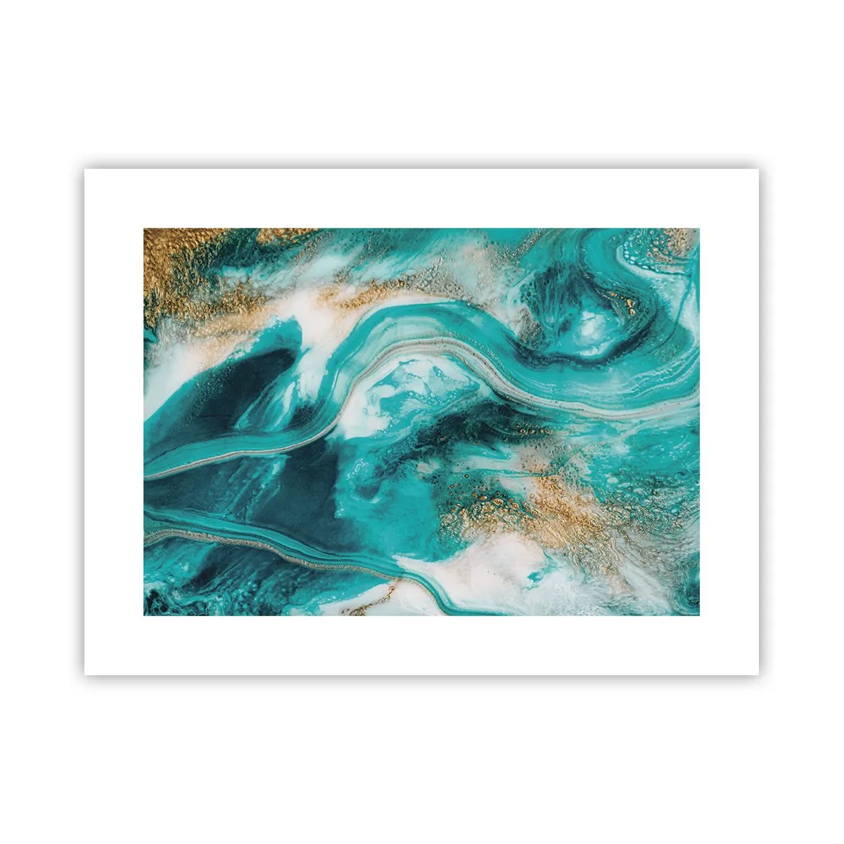 Poster - Der Fluss aus Gold - 40x30 cm