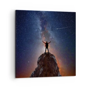 Bild auf Leinwand - Leinwandbild - Die Macht ist mit mir! - 60x60 cm