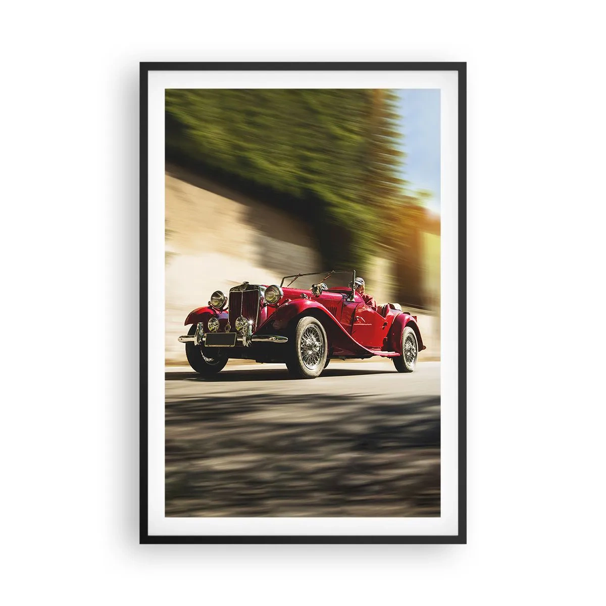 Poster in einem schwarzem Rahmen - Schöner als Nike von Samothrake - 61x91 cm