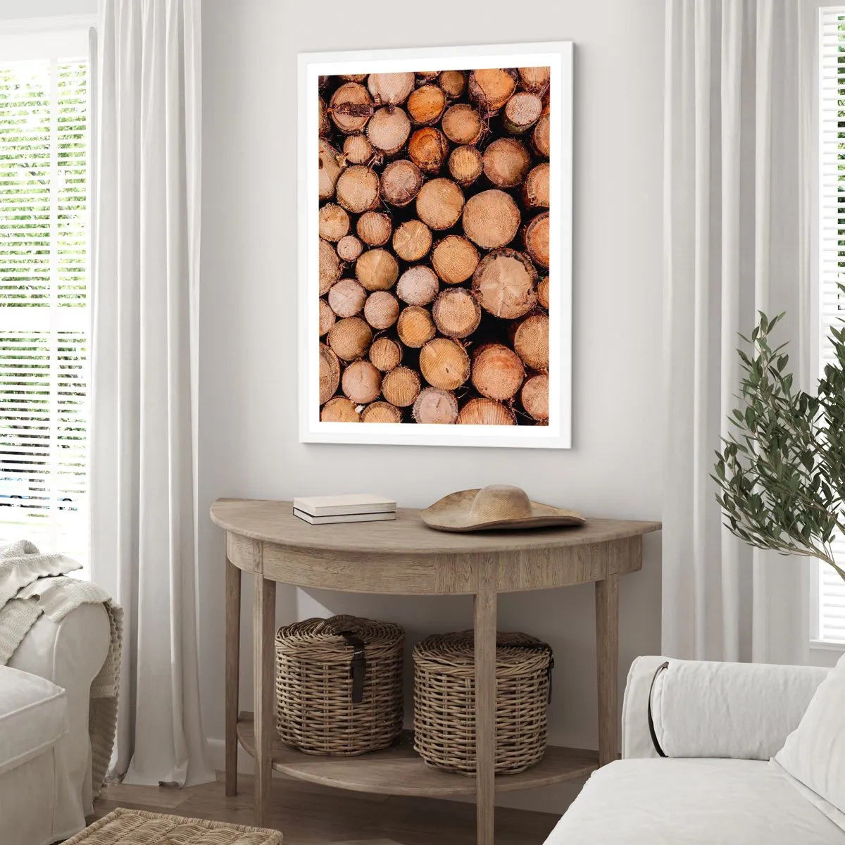 Poster in einem weißen Rahmen - Ein neuer Anfang - 70x100 cm