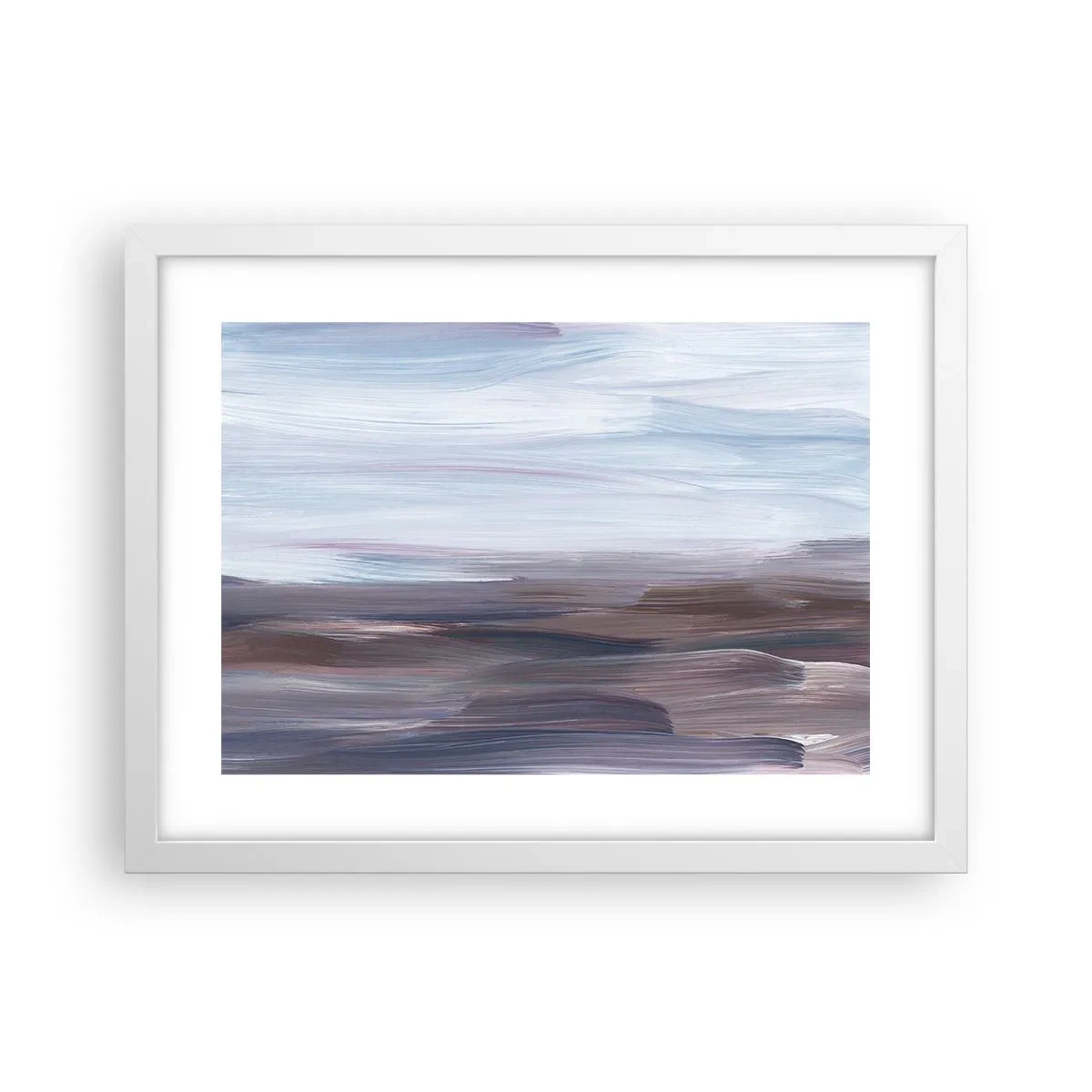 Poster in einem weißen Rahmen - Elemente: Wasser - 40x30 cm