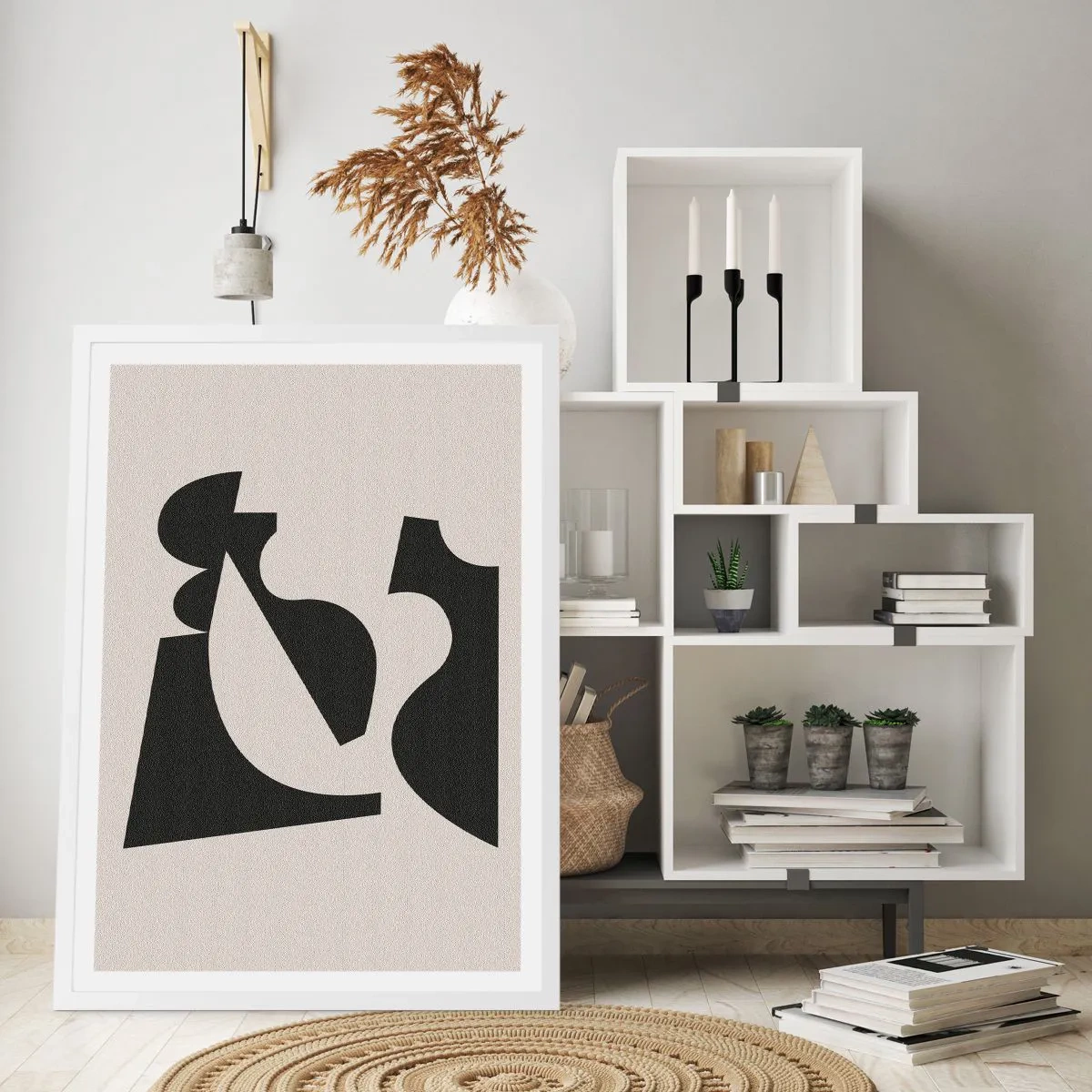 Poster in einem weißen Rahmen - Zum Selbstbauen - 61x91 cm