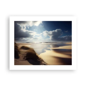 Poster - Strand, wilder Strand - 50x40 cm