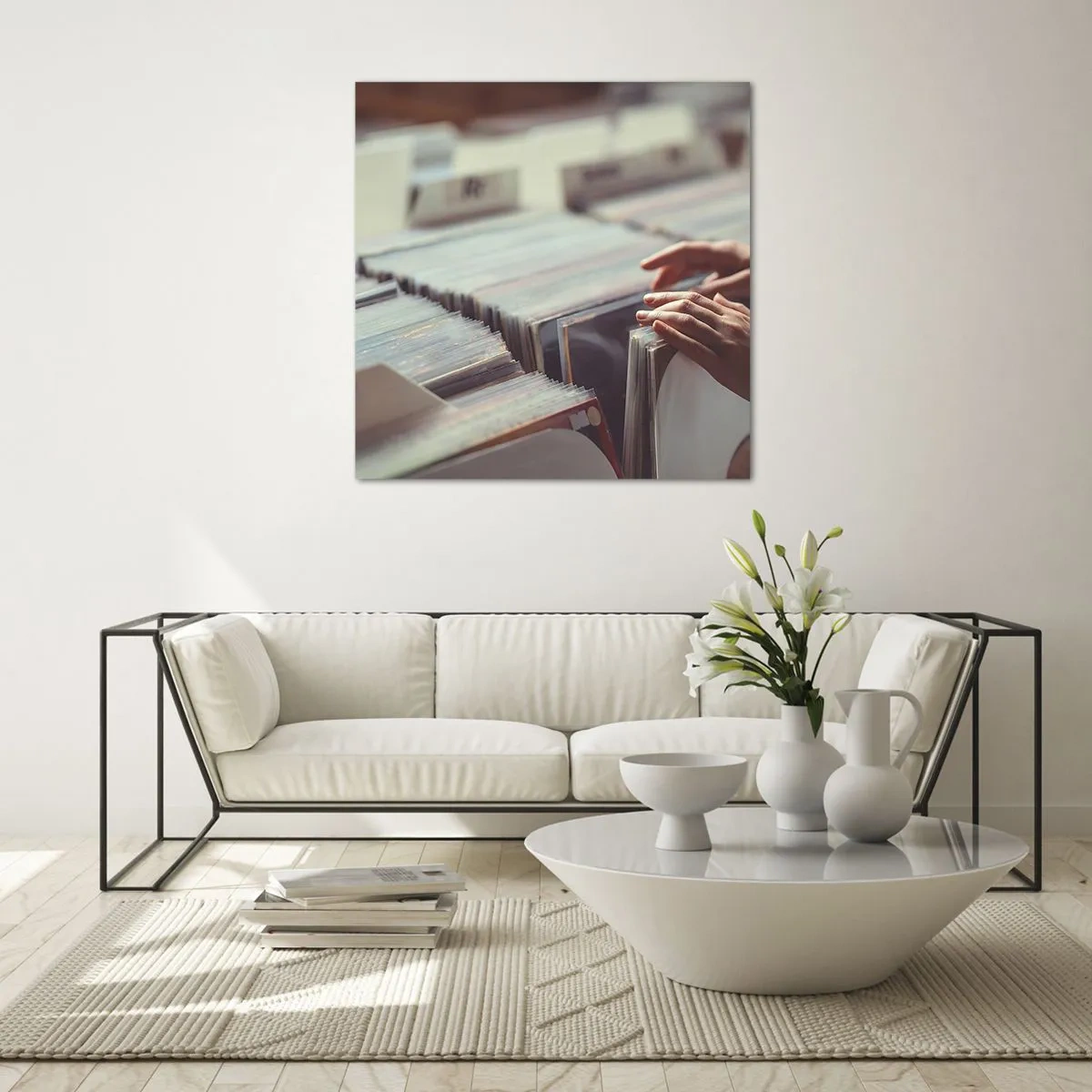 Glasbild - Bild auf glas - Auf der Suche nach Emotionen - 40x40 cm