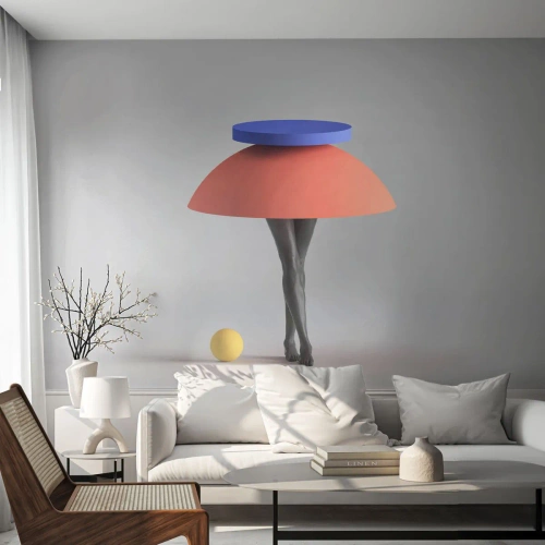 Fototapete Standard Eco - Surrealistische Komposition - 3D, Beine, Formen - 300x210 cm