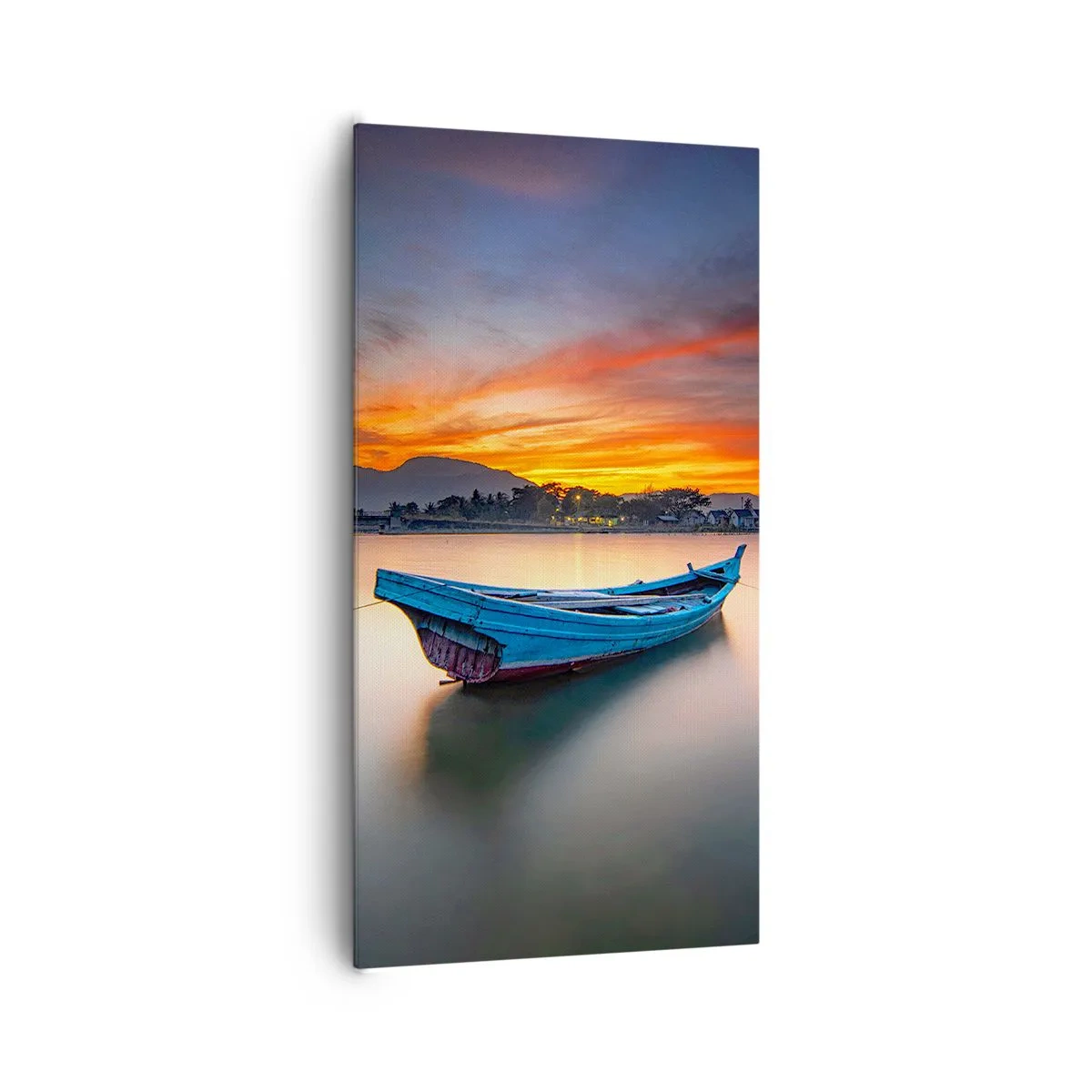 Bild auf Leinwand - Leinwandbild - Eine gute Nacht kommt - 65x120 cm