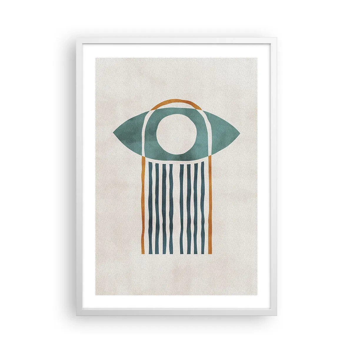 Poster in einem weißen Rahmen - Zeichen und Rituale - 50x70 cm