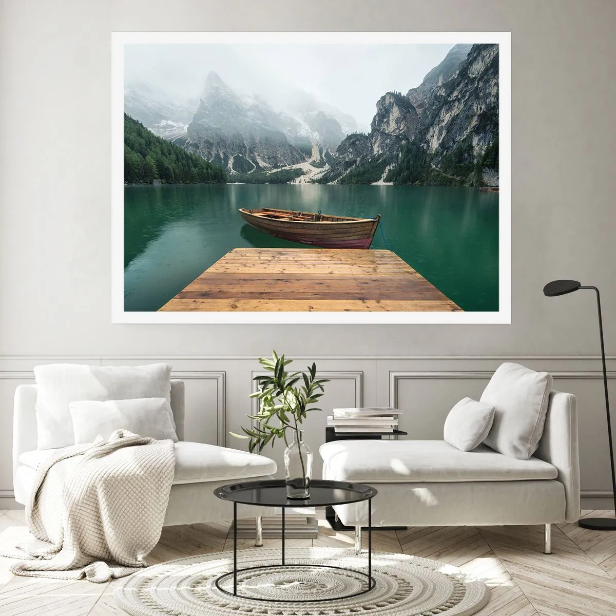 Poster - Und die stolzen Felsen der Stirn - 91x61 cm