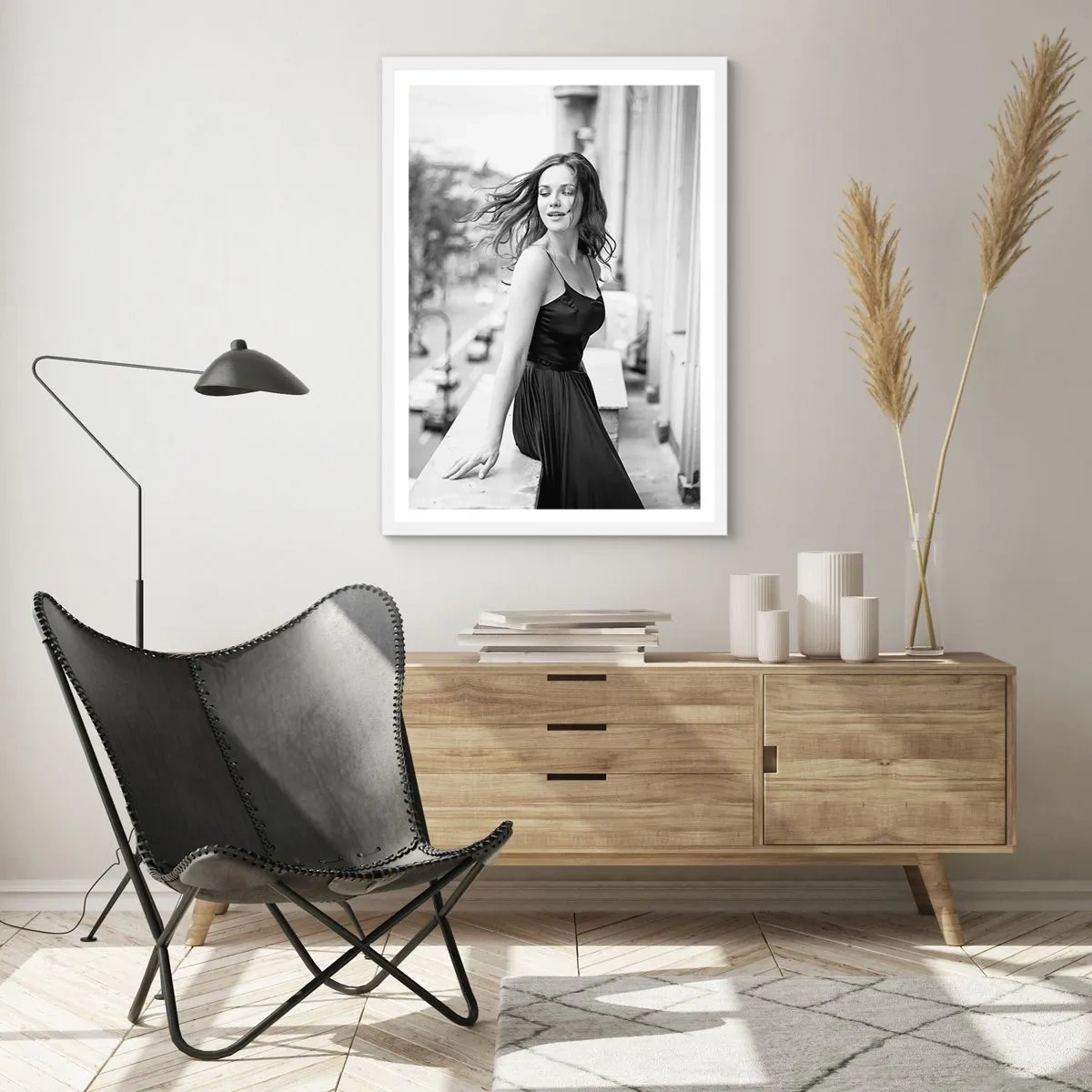 Poster in einem weißen Rahmen - Bestimmt ein Pariser - 70x100 cm