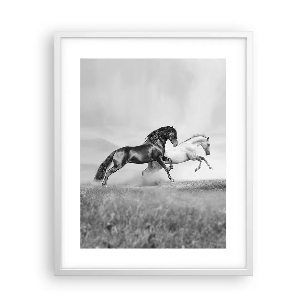 Poster in einem weißen Rahmen - Engel und Dämonen - 40x50 cm