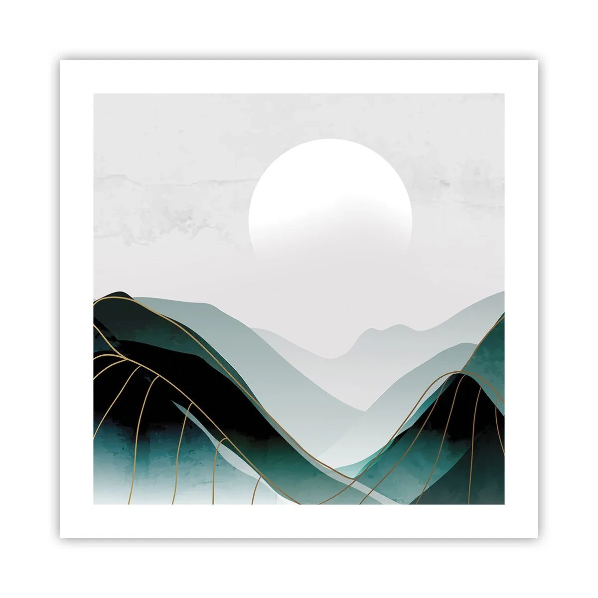 Poster - In voller Majestät - 50x50 cm