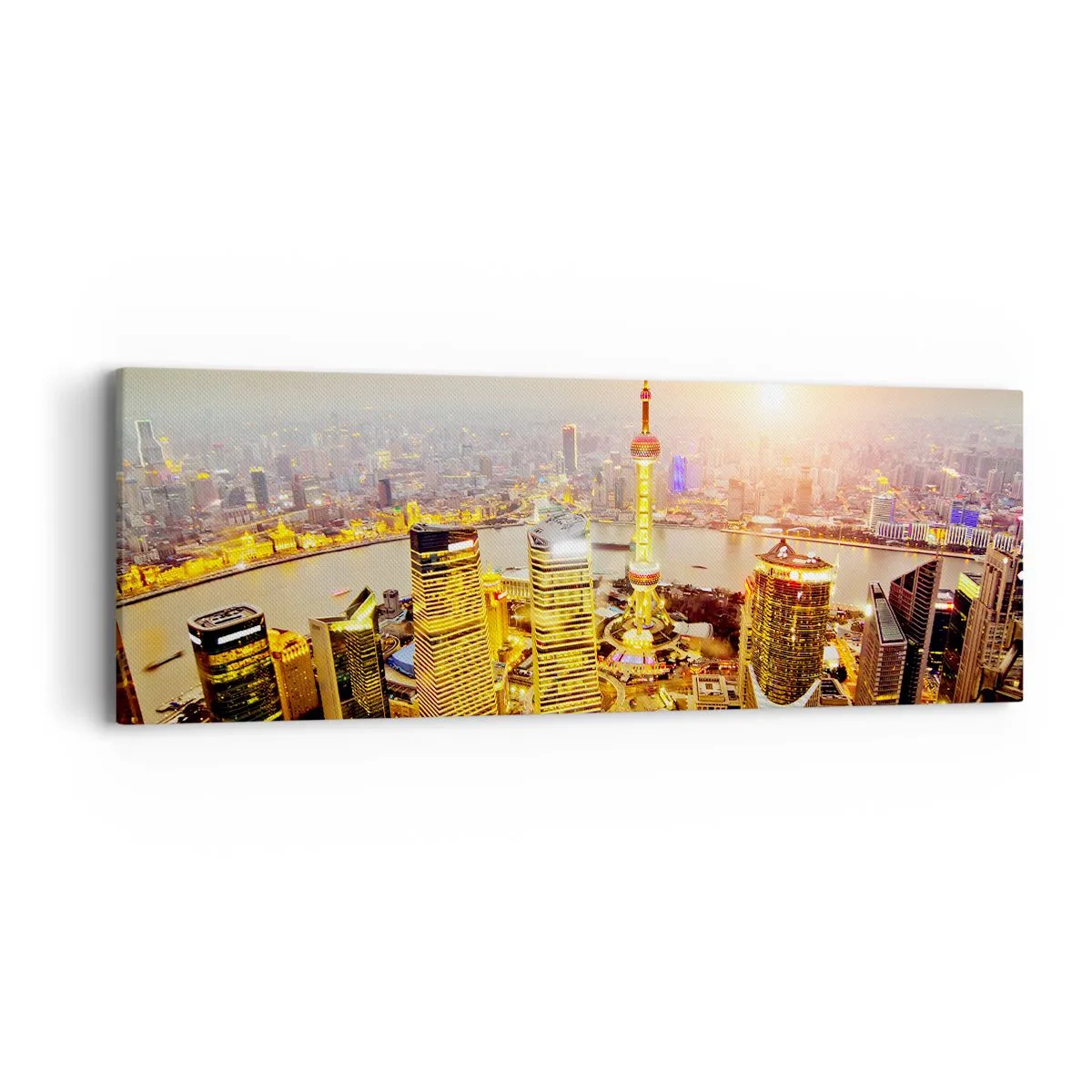 Bild auf Leinwand - Leinwandbild - Asiatischer Traum - 90x30 cm
