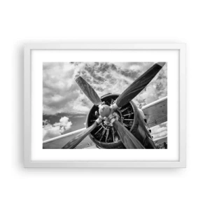 Poster in einem weißen Rahmen - Eroberer der Lüfte - 40x30 cm