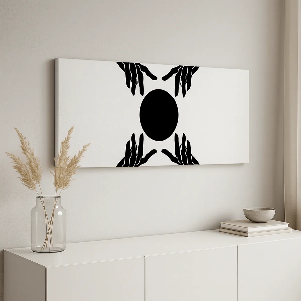 Bild auf Leinwand - Leinwandbild - Geheimes Zeichen - 30x30 cm