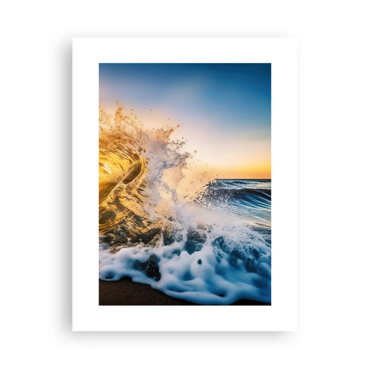 Poster - Spaß im Sand - 30x40 cm