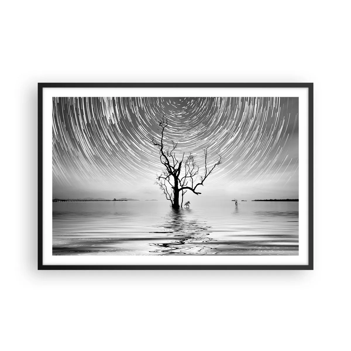 Poster in einem schwarzem Rahmen - Eine Sinfonie der Natur - 91x61 cm