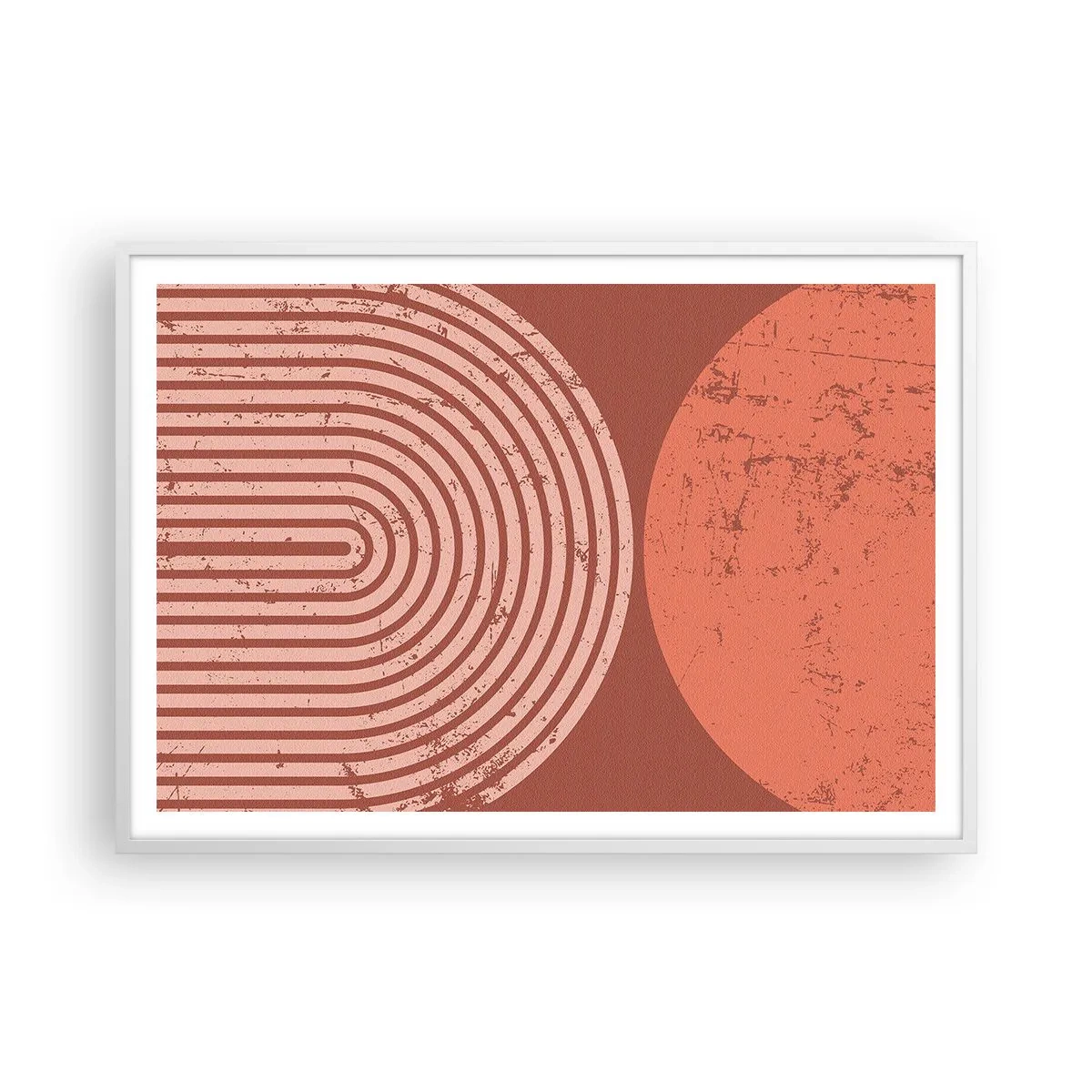 Poster in einem weißen Rahmen - Enge Beziehung - 100x70 cm