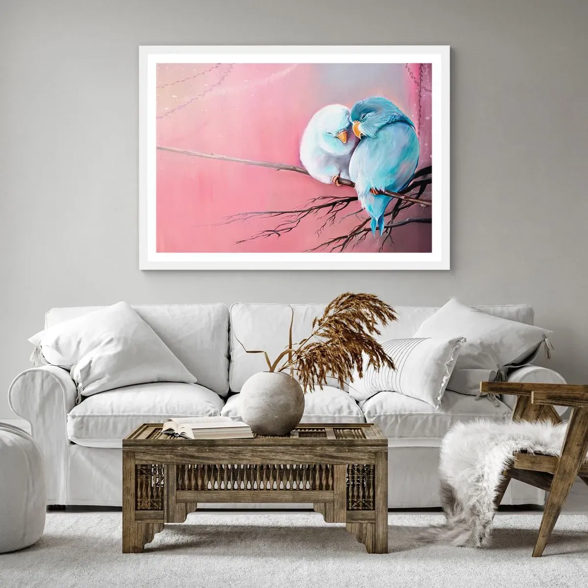 Poster in einem weißen Rahmen - Was kann ich hier hinzufügen? ... - 40x30 cm