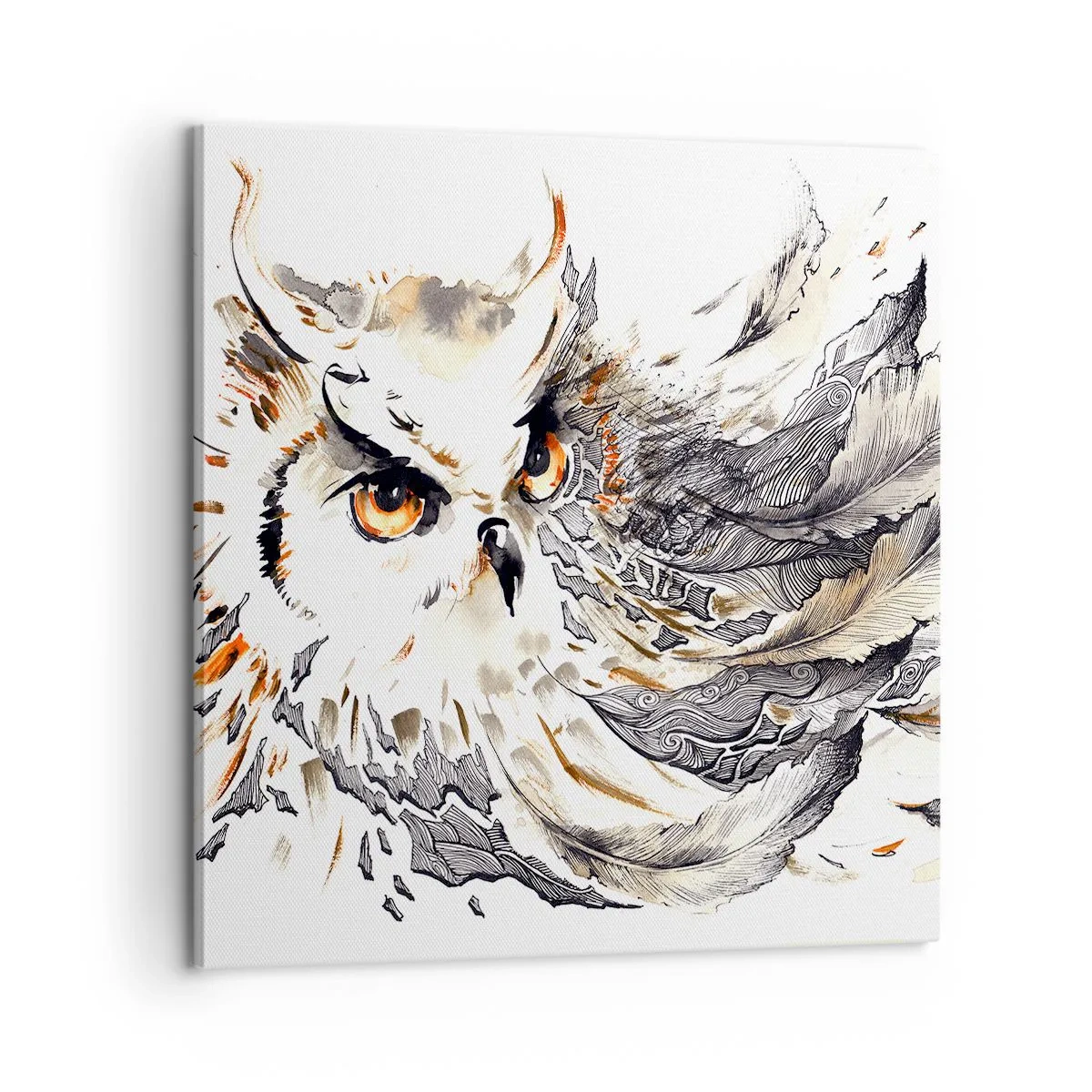 Bild auf Leinwand - Leinwandbild - Sie kam aus der Welt der Magie - 60x60 cm