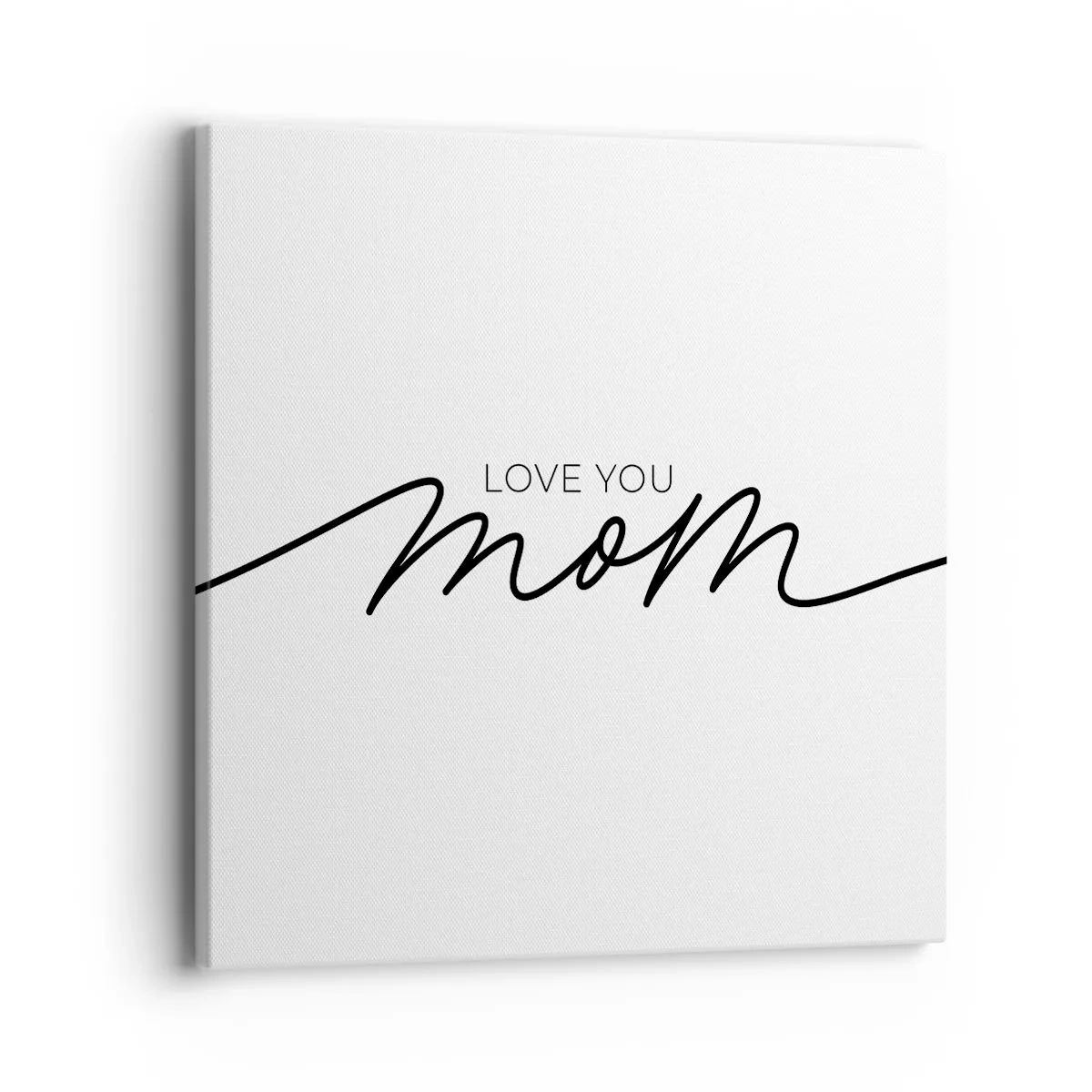 Bild auf Leinwand - Leinwandbild - Große Emotionen - 40x40 cm