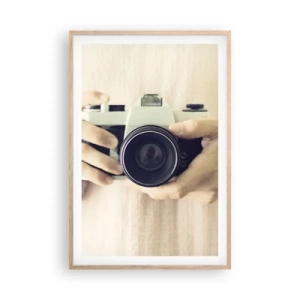 Poster in einem Rahmen aus heller Eiche - Um mehr zu sehen ... - 61x91 cm