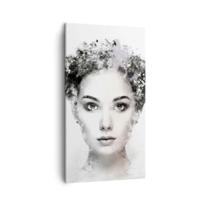 Bild auf Leinwand - Leinwandbild - Ein äußerst stilvolles Portrait - 45x80 cm