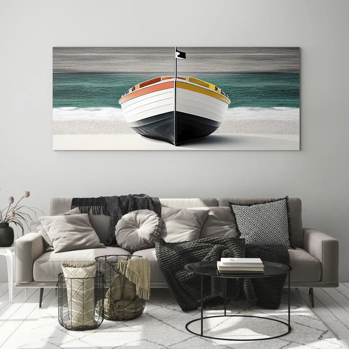 Glasbild - Bild auf glas - An seinem Platz - 100x40 cm