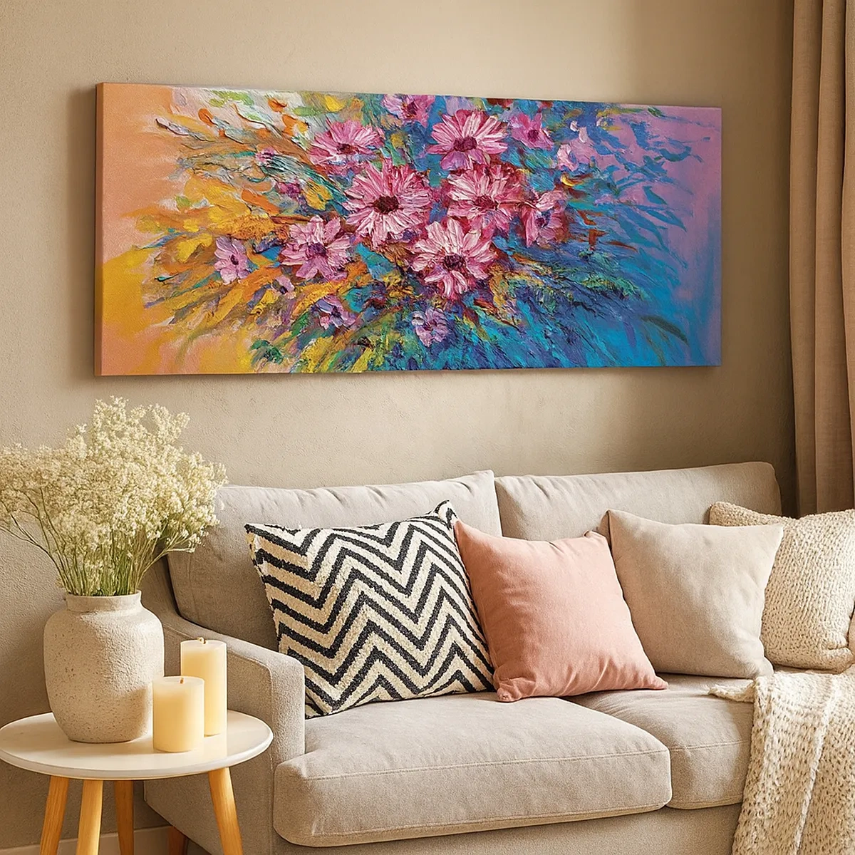 Bild auf Leinwand - Leinwandbild - Lebensenergie - 30x30 cm