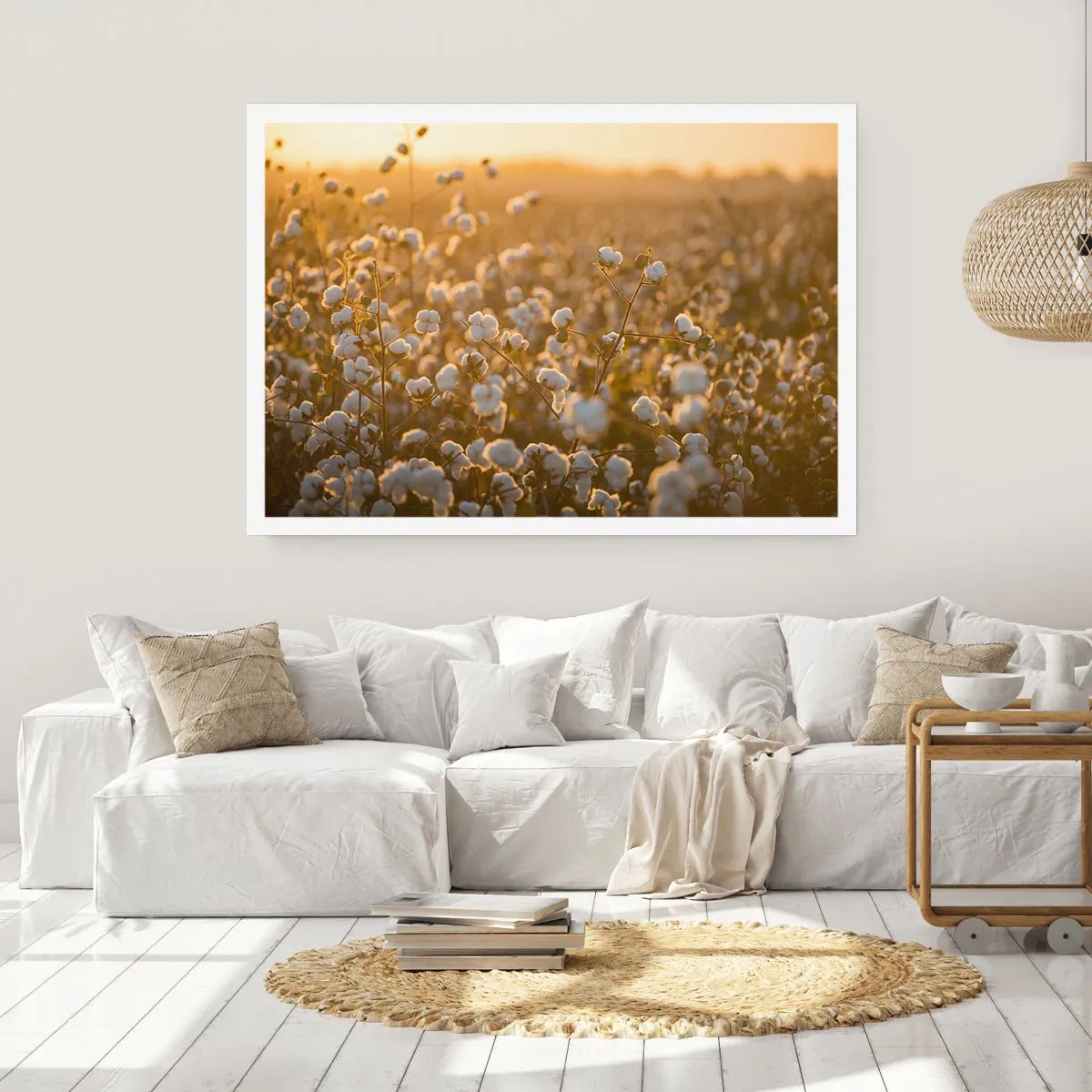 Poster - Fluffiges Feld - 91x61 cm