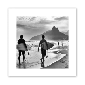 Poster - Single-Wave-Samba - 30x30 cm