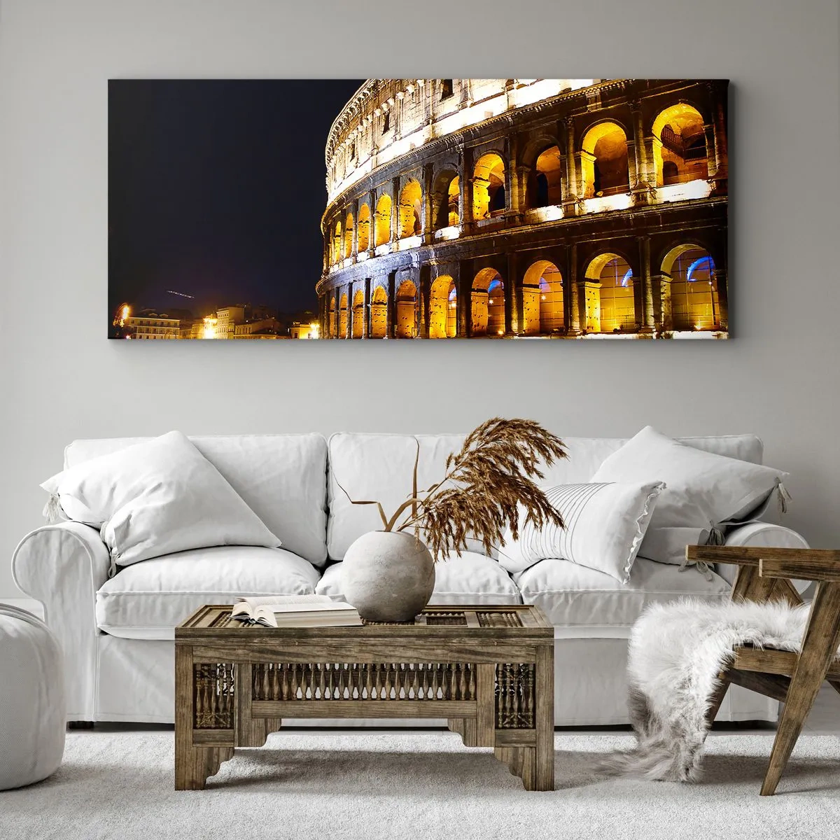 Bild auf Leinwand - Leinwandbild - Es ist Zeit, die Spiele zu beginnen - 90x30 cm