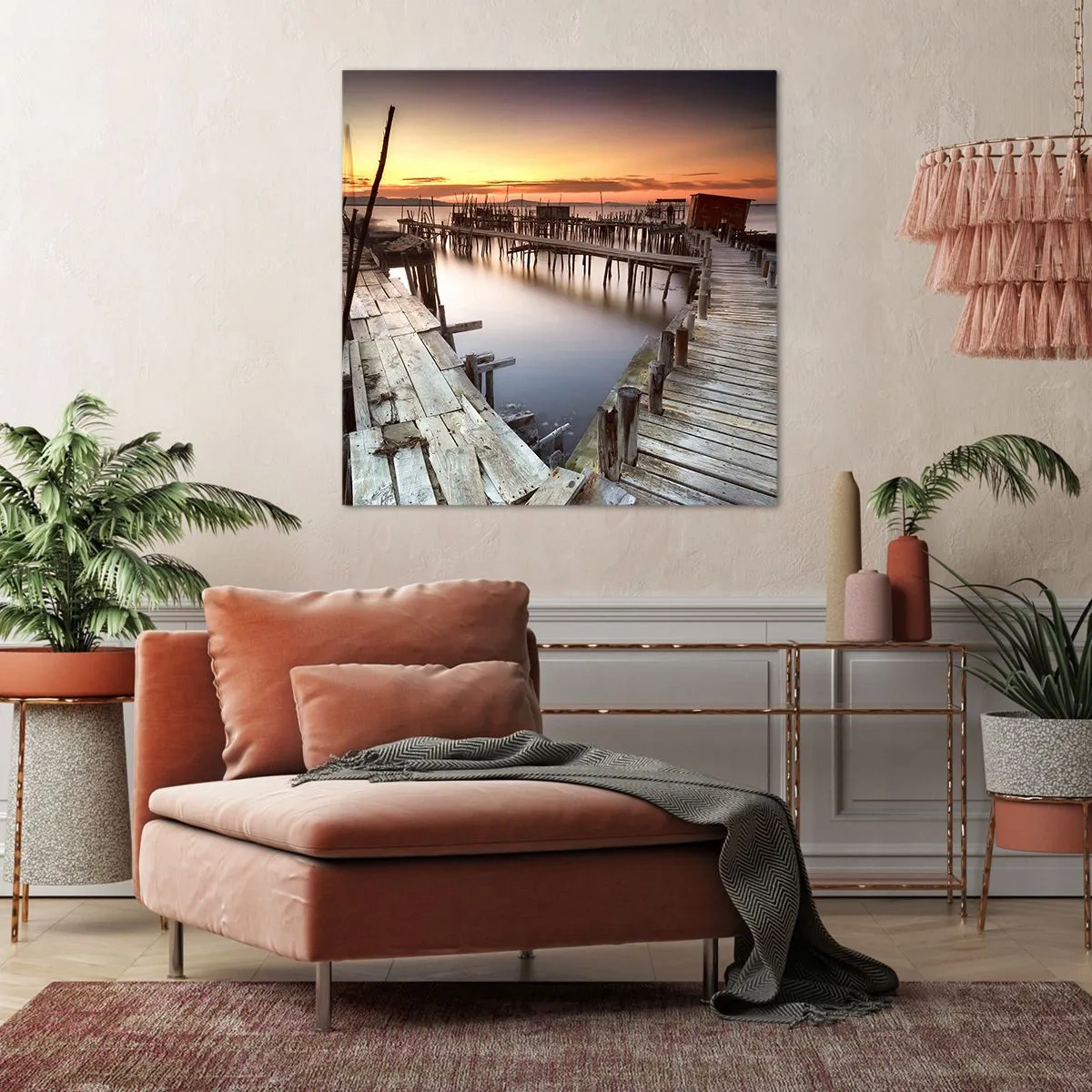 Bild auf Leinwand - Leinwandbild - Authentisch, keine Touristenattrappe - 50x50 cm