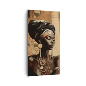 Bild auf Leinwand - Leinwandbild - Afrikanische Majestät - 65x120 cm