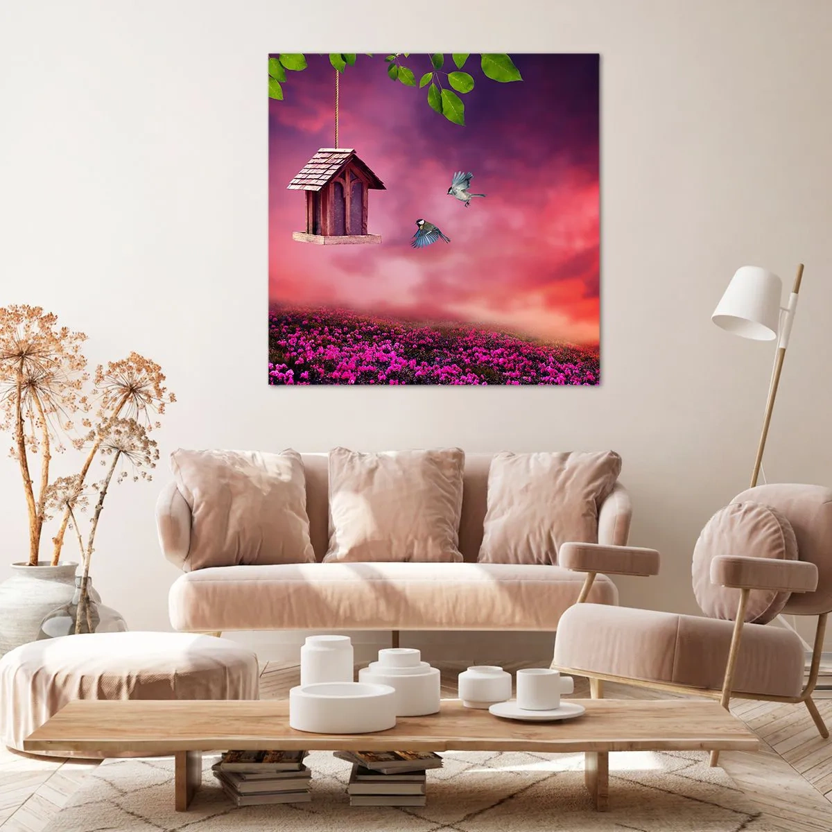 Bild auf Leinwand - Leinwandbild - Einladung zum Abendessen - 40x40 cm