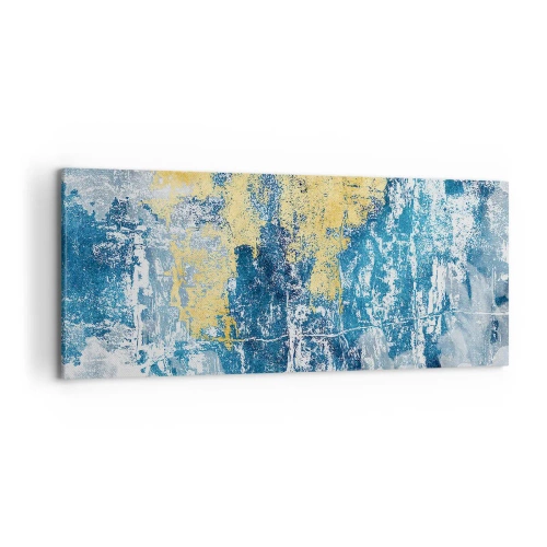Bild auf Leinwand - Leinwandbild - Abstraktion voller Wetter - 100x40 cm