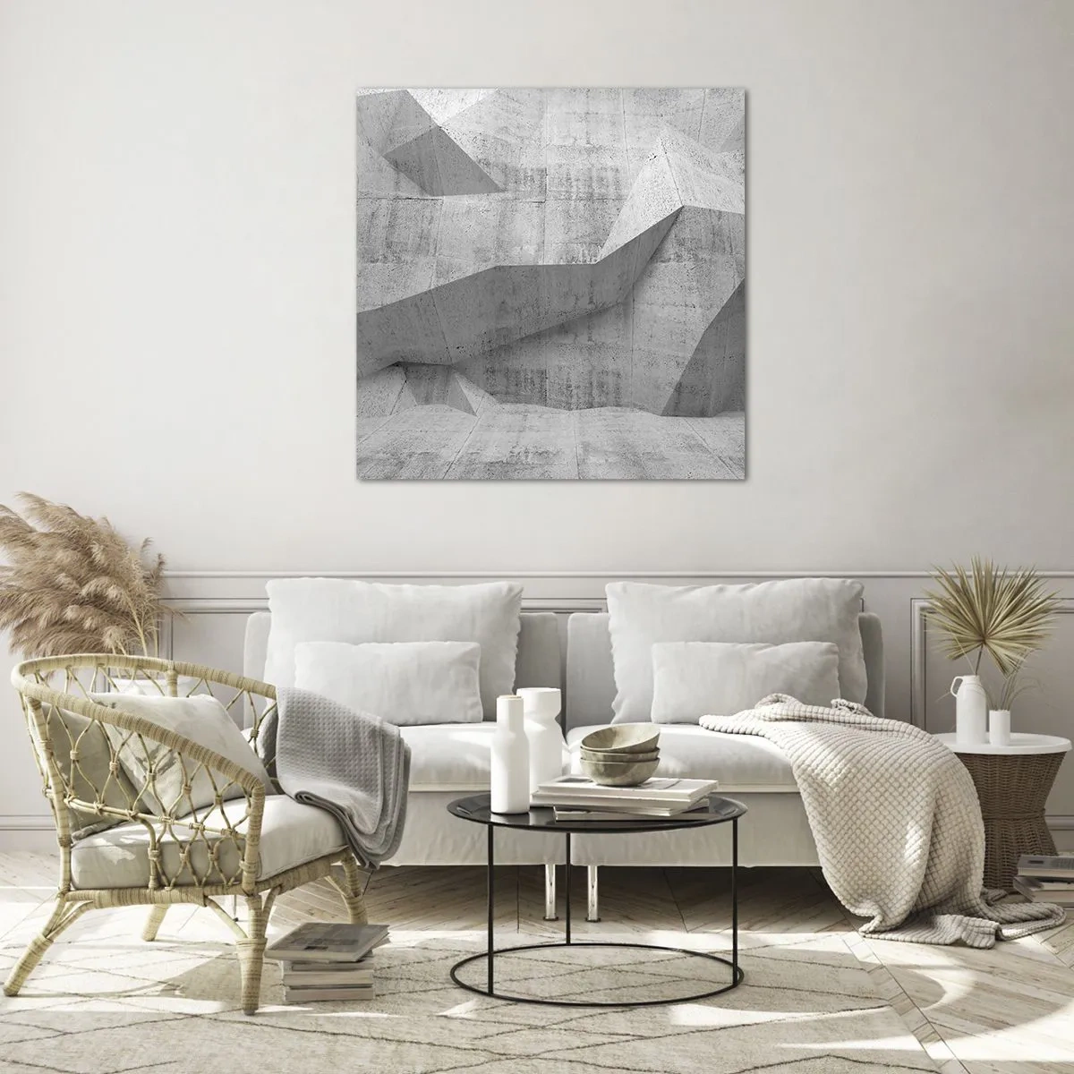 Glasbild - Bild auf glas - Eine echte Herausforderung - 40x40 cm